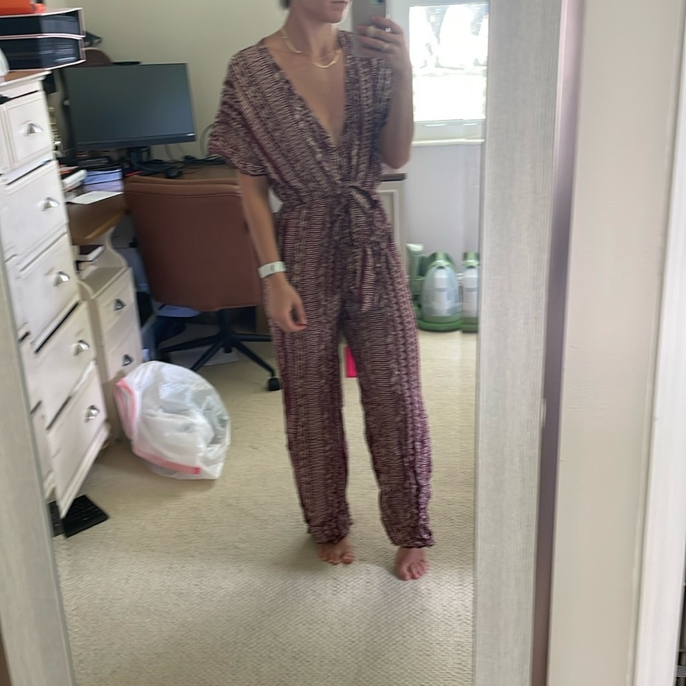Purple jumpsuit